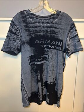 Armani Exchange trompe l’oeil city shirt